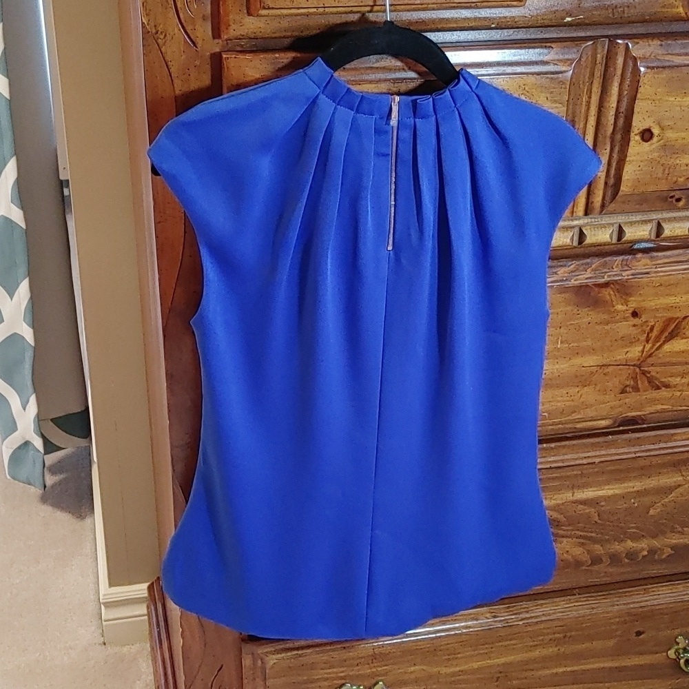 NWOT TED BAKER REELA CREPE SLEEVELESS TOP SIZE 1 - Picture 4 of 8